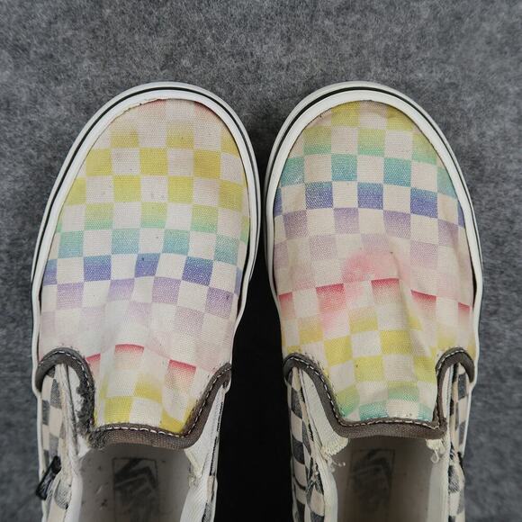 Vans Shoes Missy 2 Sneaker Classic Slip On Casual Canvas Skate Checkered Trainer - Picture 7 of 11